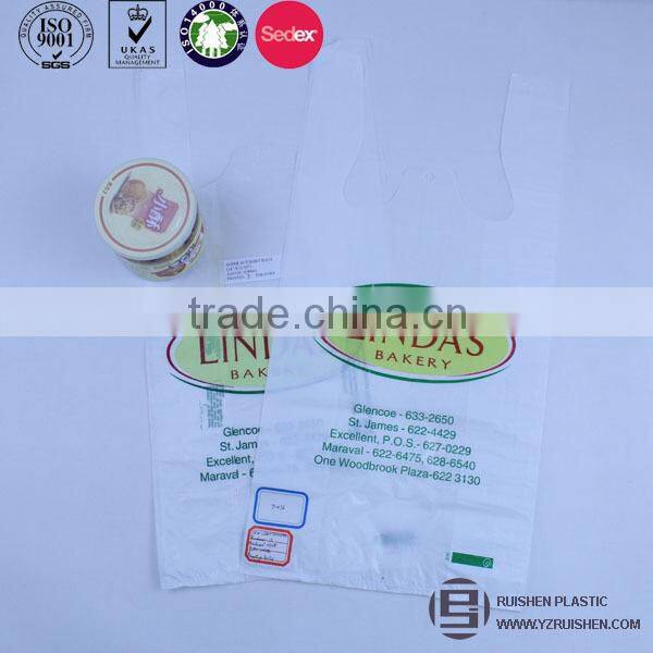 America Market Europe Market Exported Vest Garbage Bags HDPE Recycle