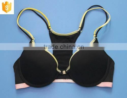 new design front closure bra,push-up women bra ,ladies bra