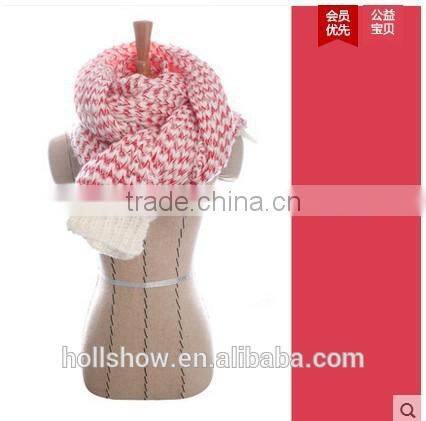 Fashion Newest Two Colors Mohair Knitted Unisex Women Man Winter Scarf