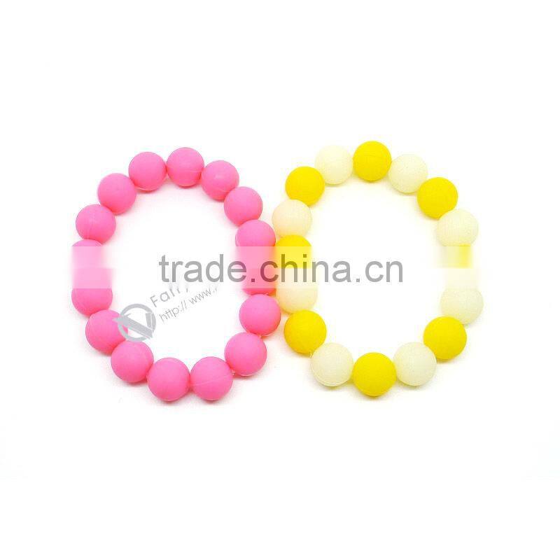 2016 Special offer Silicone promotional gift /bead bracelet