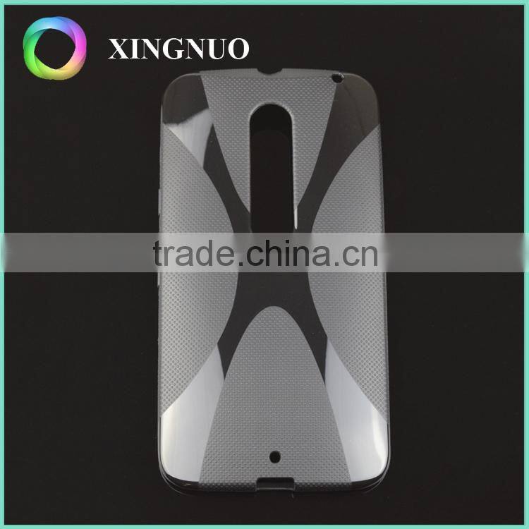 Slim Transparent Crystal Clear TPU Back Cover for MOTO X Style X Pure Edition XT1572 XT1570