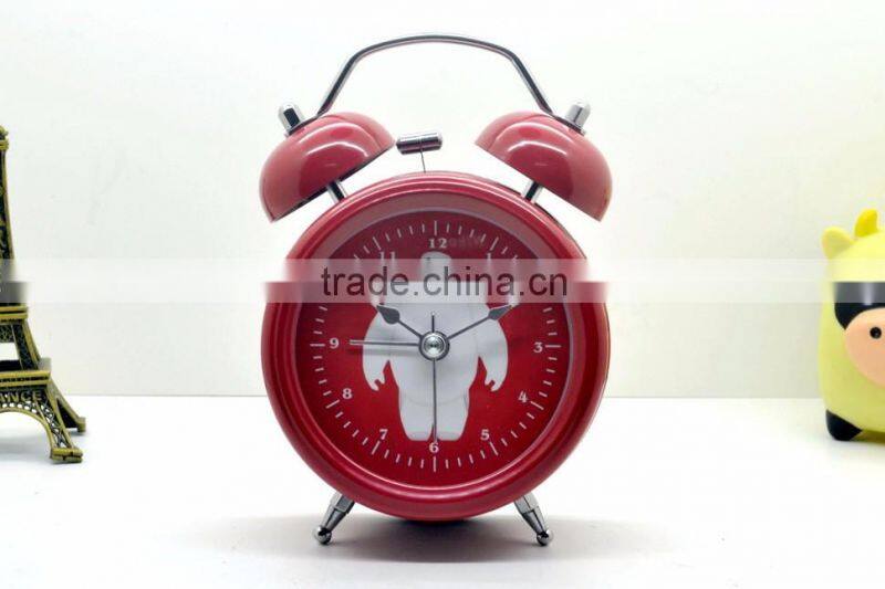 (2016) home design retro table clock, Metal Clock, model design desk clock