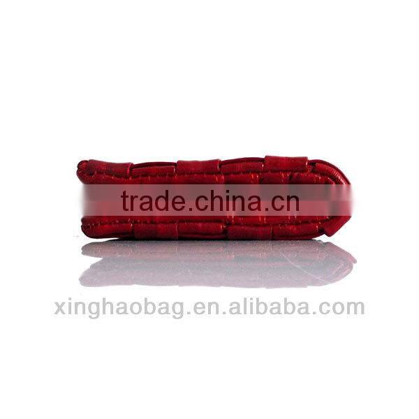 Noble crochet knitting wallet genuine eel skin wallet