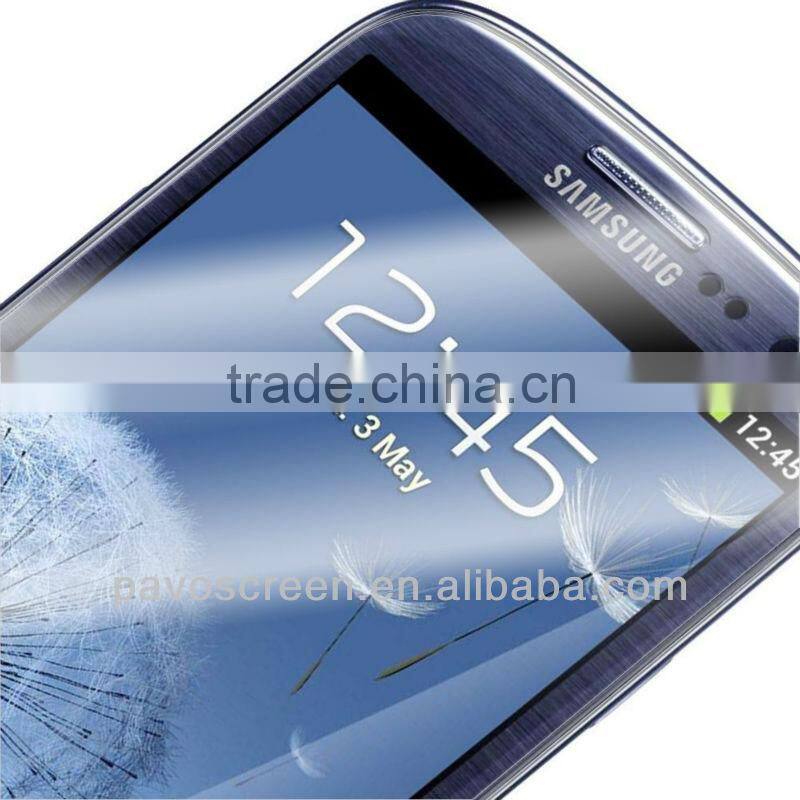 Pavoscreen - professional self-adsorbed glass screen protector for Samsung S3