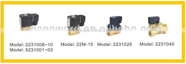 2/2 way AB direct action series Solenoid Valve (air/water/steam) water valve ISO9001