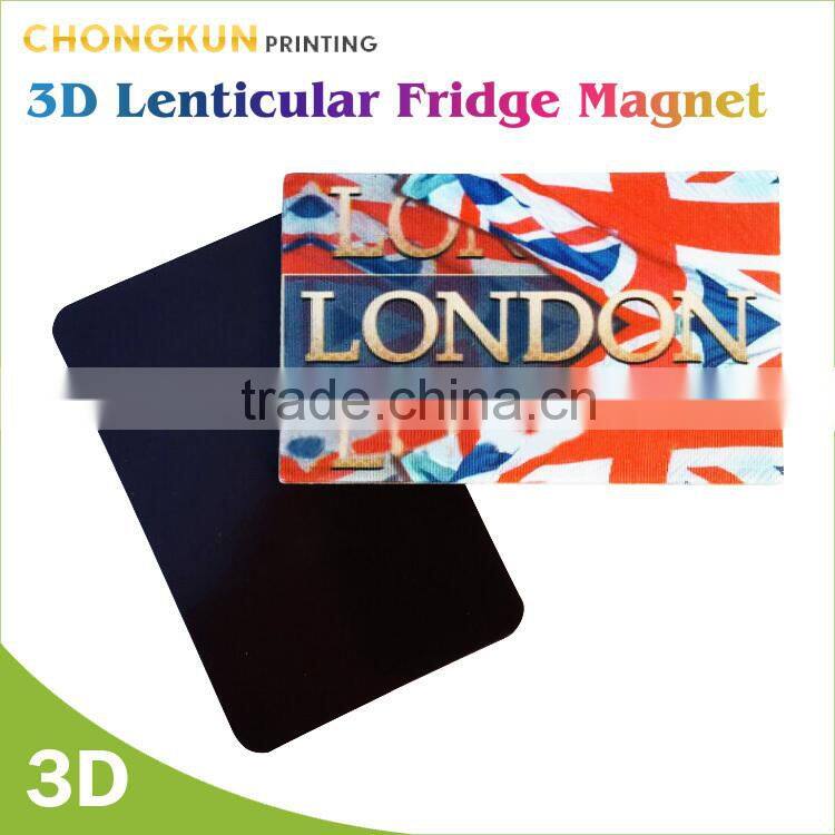 3D lenticular fridge magnet, tourist fridge magnet, souvenir fridge magnet