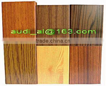 wood grain aluminum extrusion profiles /Perfil de aluminio