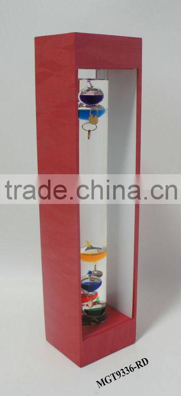 Galileo Thermometer with MDF