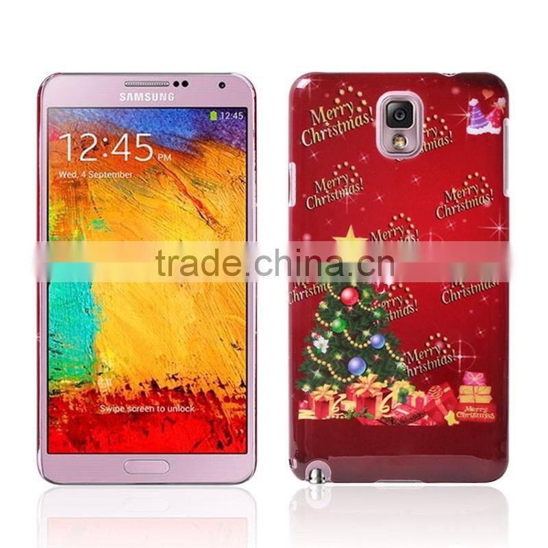 Best price mobile shell for galaxy note 3 custom case(promotional christmas gifts)