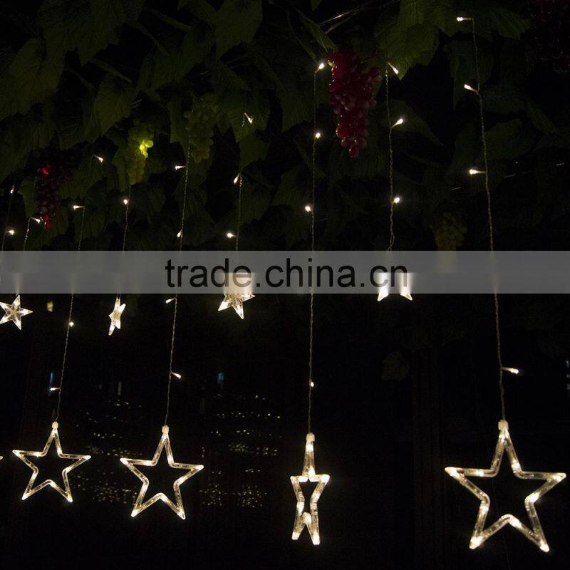 Star curtain lights LED Christmas Lights Party Wedding Led Night Lighting