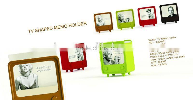 Environment TV shape acrylic memo holder