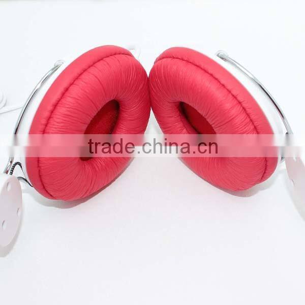 2014 new super bass China manufacturer cell phone laptop Tablet PC free samples adjustable leather Headphones headsets