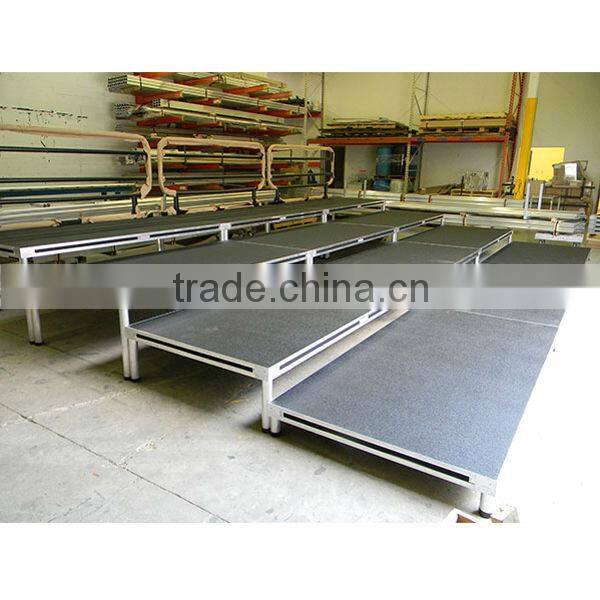 High quality stage lighting for show, used portable stage for sale