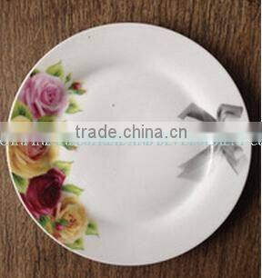 bulk ceramic plate dishes ,porcelain dinner plate for promotion