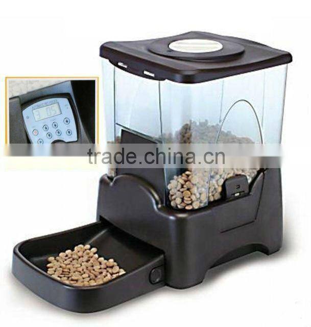 NEW Auto Pet Dog Cat Feeder High Capacity Voice Message Dish Bowl Food Dispenser