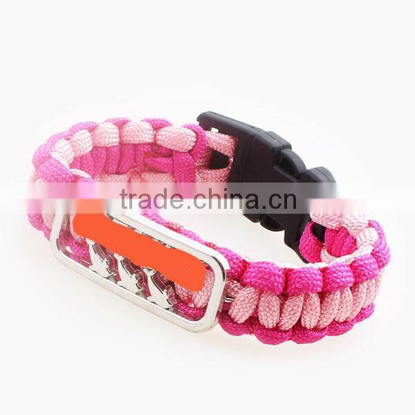 2016 Different Colors Paracord Bracelet Custom Design Bracelet Jewelry