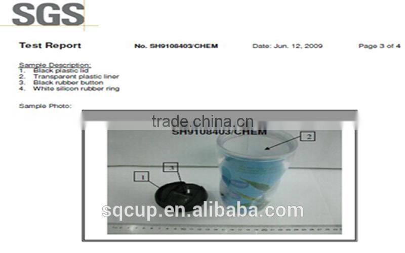 AS plastic double wall sippy mug and promotional straw mug