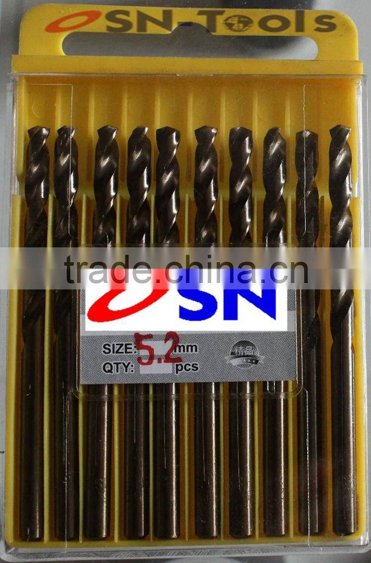 HSS taped shank twist drill DIN338