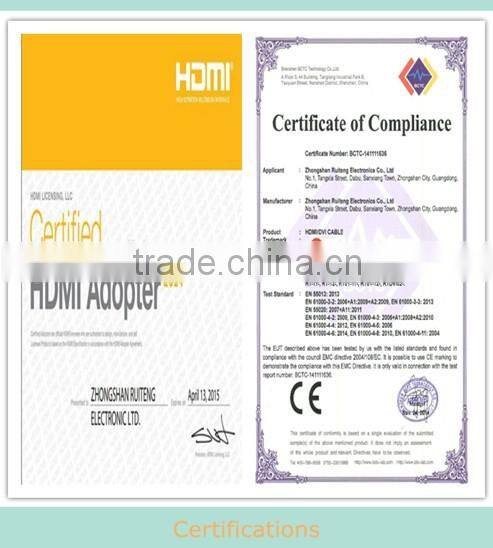 Low price 90 Degree HDMI 19pin Male tomale cable with Ethernet support 3D and 4K From 0.5-100m