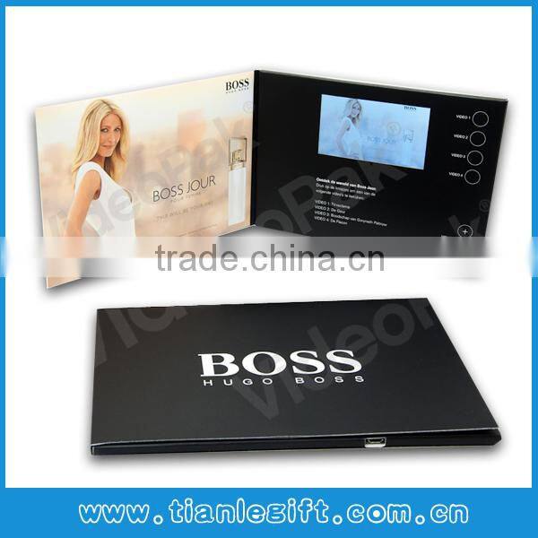 TFT screen video greeting card