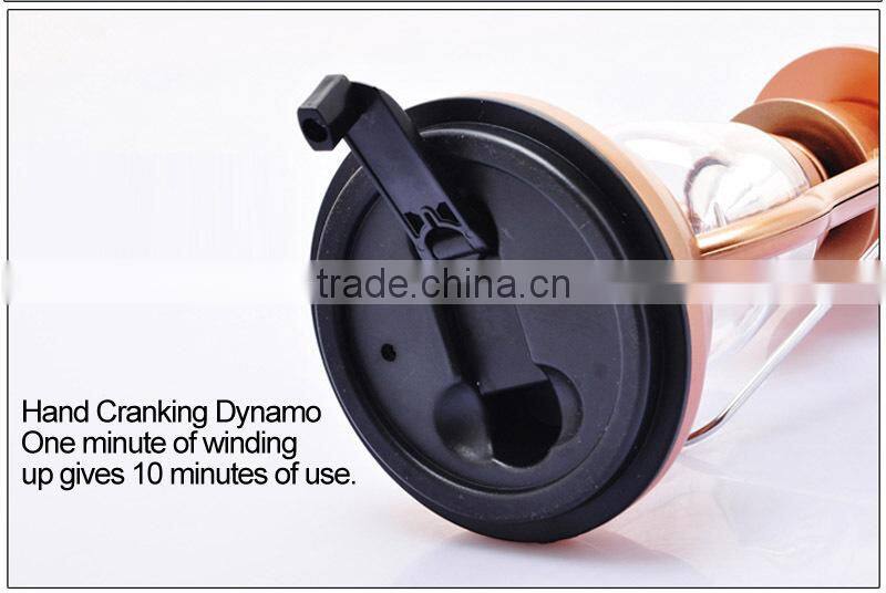 7 LED Solar Lantern with Dynamo, AC Charger