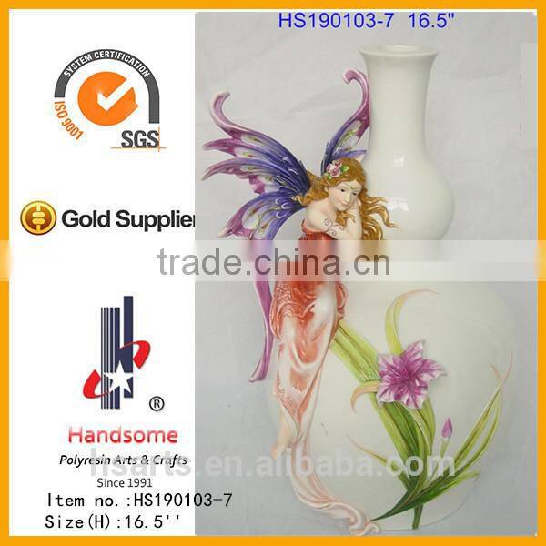 Resin antiquer small flower vase