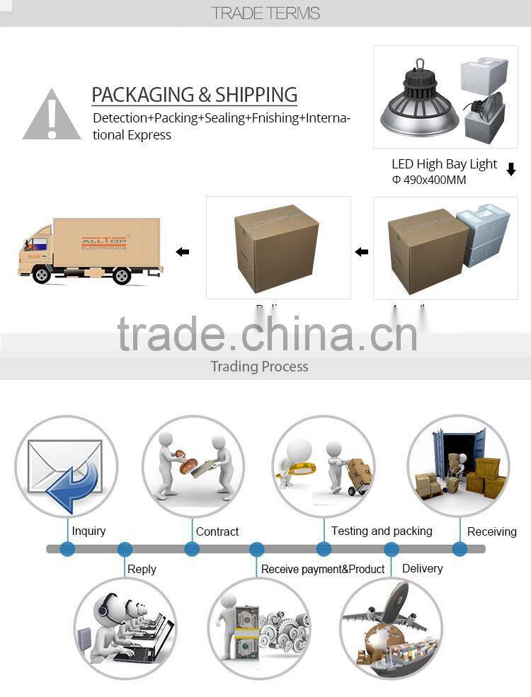 Aluminum waterproof 100w led high bay light with ce rohs