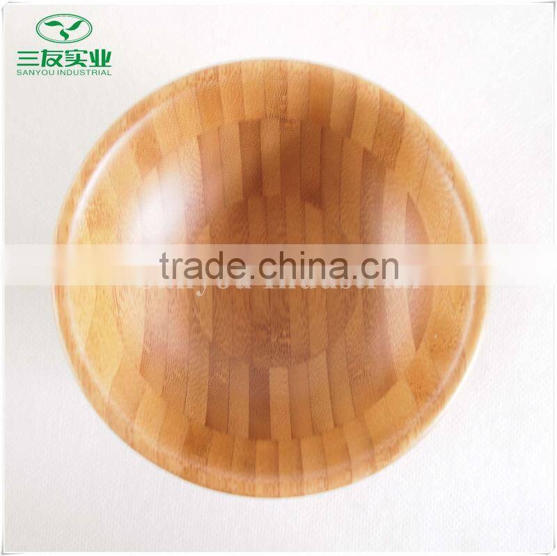 Vertical Grain Natural Bamboo Bowl Two Sizes