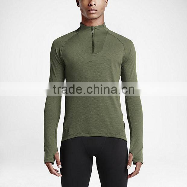 Custom wholesale fashion training tees long sleeve shirt Yoga sport tops