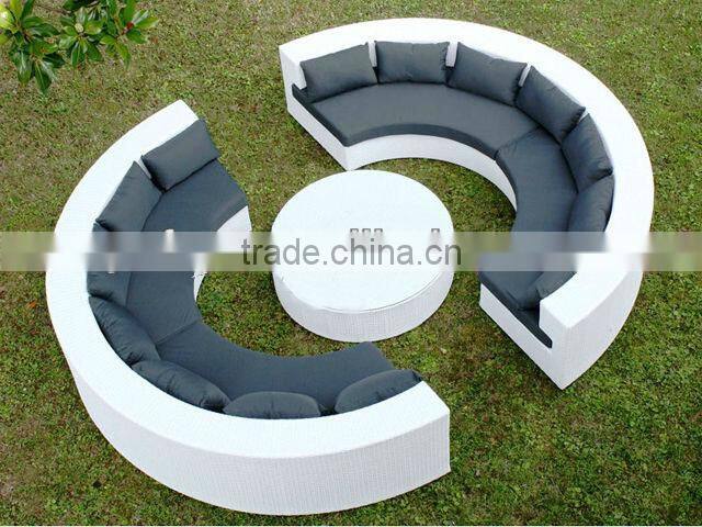 plastic rattan aluminum beach bed