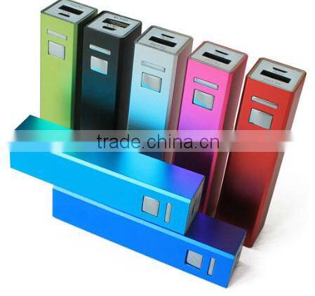 Rectangle 2600mah smartphone power bank/mini cell phone power banks/cheap cell phone power bank