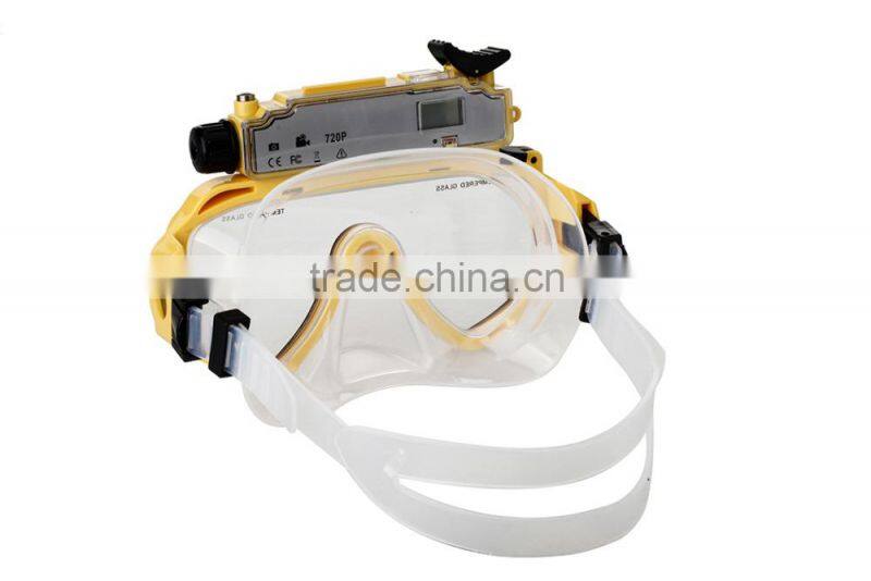 Free vedio 720P CMOS china supplier Underwater diving mask camera