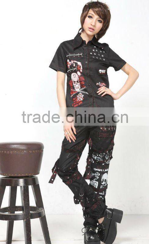 Visual Kei Gothic Dolly Cosplay KERA Lolita shirt Japan fashion