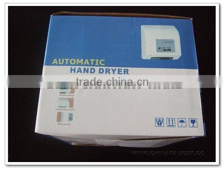 High Speed Low Noise Bathroom Infrared Sensors Hand Dryer with Wall Mounted