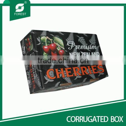Fruit packaging box cherris cartons corrugated box