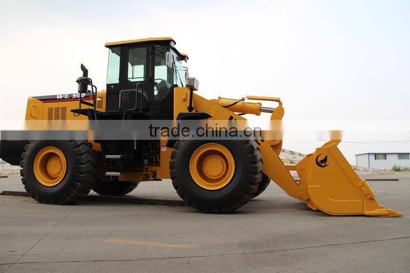 5T wheel loader 220HP construction loader