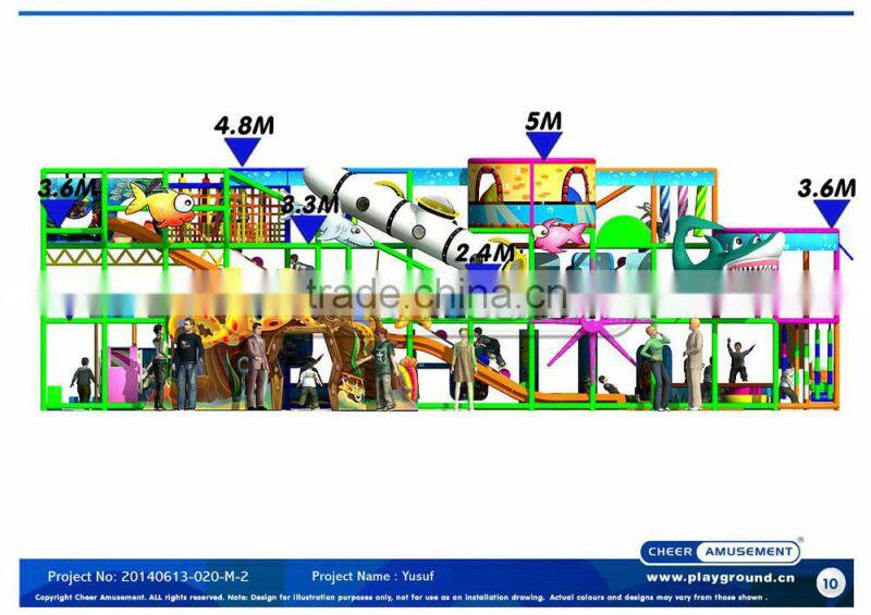 Cheer Amusement 20140613-020-M-2 Kids soft play indoor playground equipment