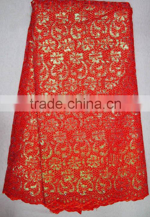 CL4066-4 Yellow wholesale price nice organza , high quality for nice dressing