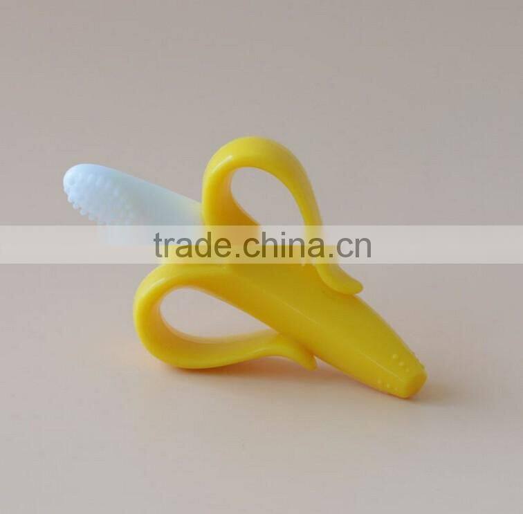 Babymatee import baby products factory price ecofriendly bendable training silicone rubber baby toothbrush