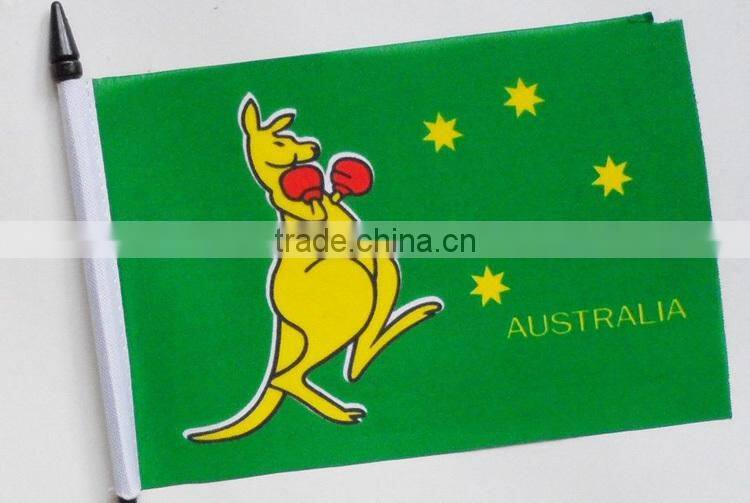 Australia Boxing Kangaroo Small Hand Waving flag