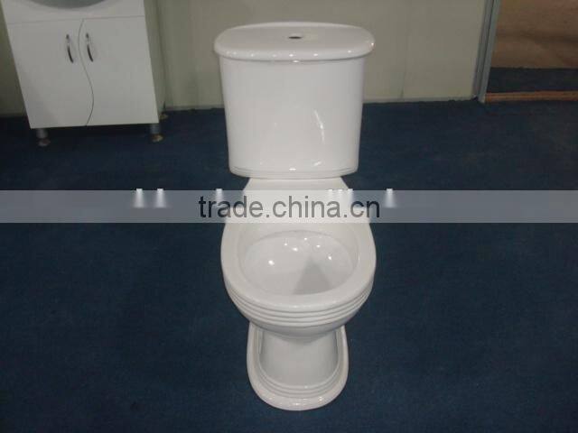 YJ9003A Bathroom Ceramics P-trap Two pcs toilet /WC/Water closet