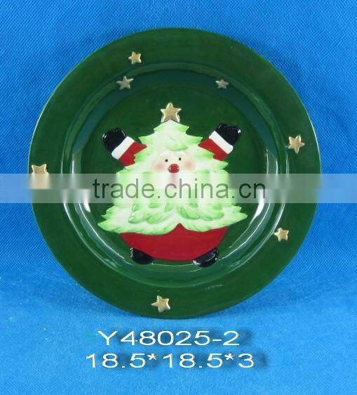 7.3"Santa plates