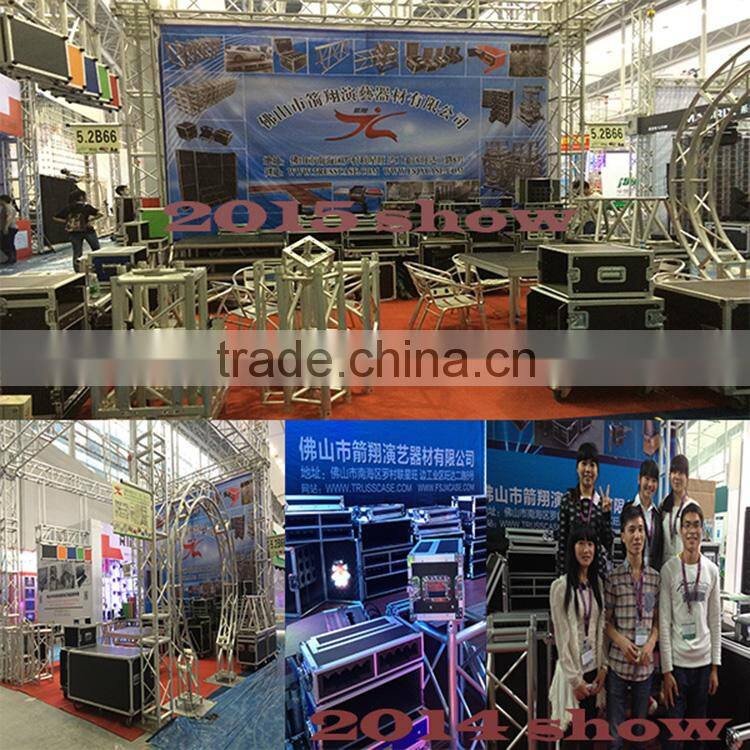 Lockable aluminum tool box flight case