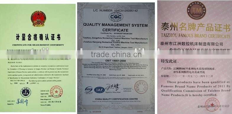 CNC Wire Cutting EDM Machine (DK7780B)