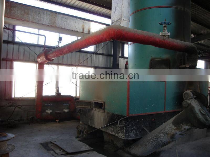 Wood fired conducting oil boiler