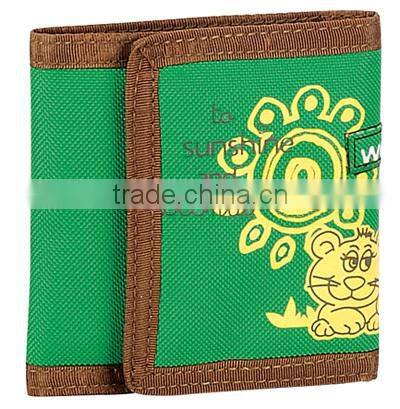 Green Polyester Fancy Smart Case Wallet For Men