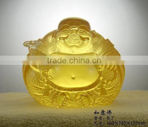 Wholesale Crystal Transparent Buddha Statues