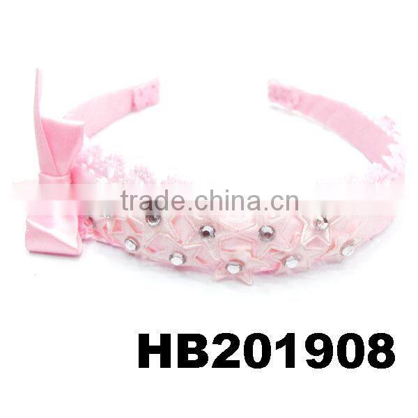 teenage girls ribbon bow plastic headband wholesale