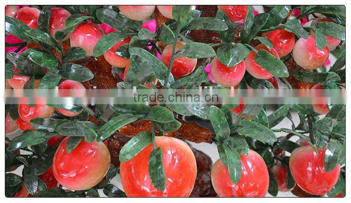 Jade 88 Piece Peaches Tree, jade stone tree ,money tree