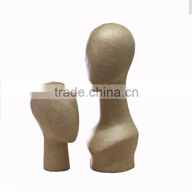 Display Head Long display head fiberglass head foam head mannequin head